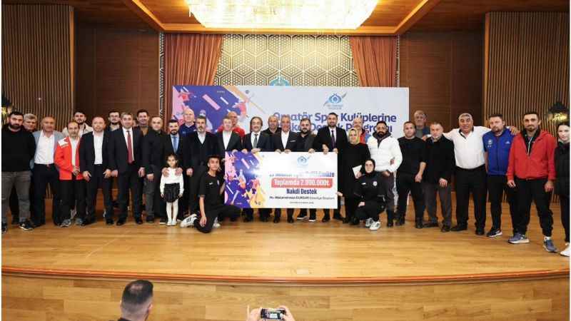 Sultangazi'de amatör spor kulüplerine 2 Milyon TL destek