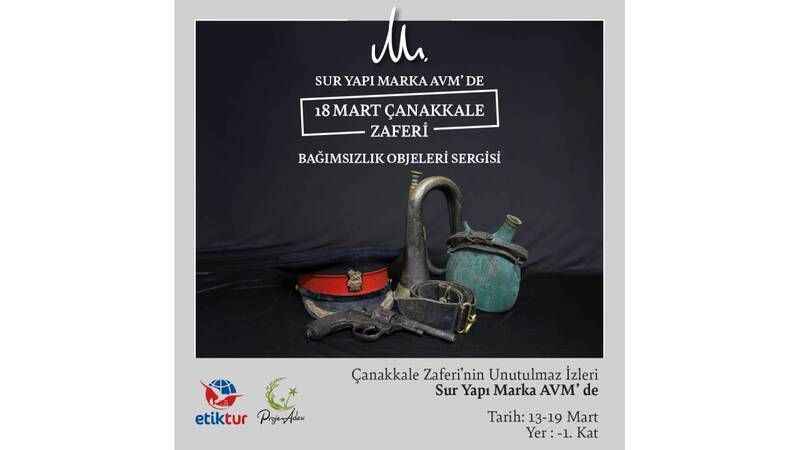 Çanakkale Destanı’nın 109’uncu yıldönümünde Sur Yapı Marka AVM’den anlamlı sergi