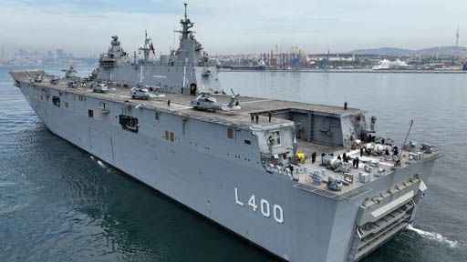 TCG Anadolu Marmara Denizi’nde