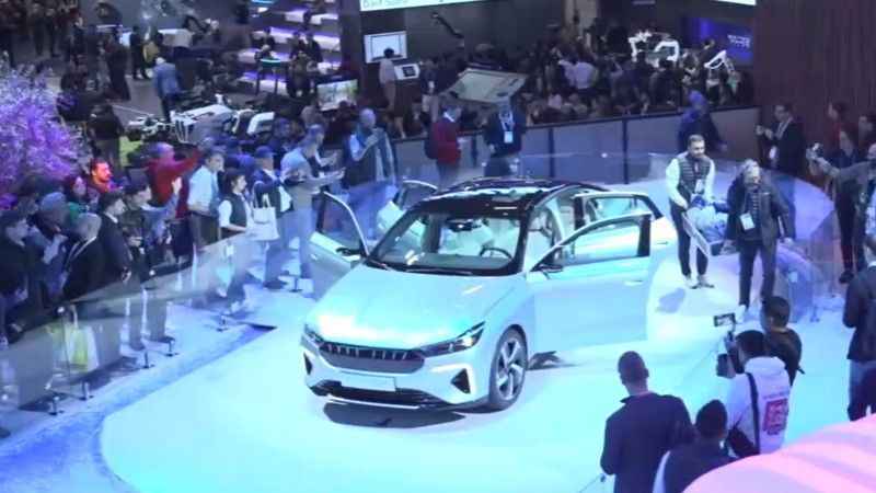 Togg'un yeni modeli T10F Las Vegas'ta tanıtıldı