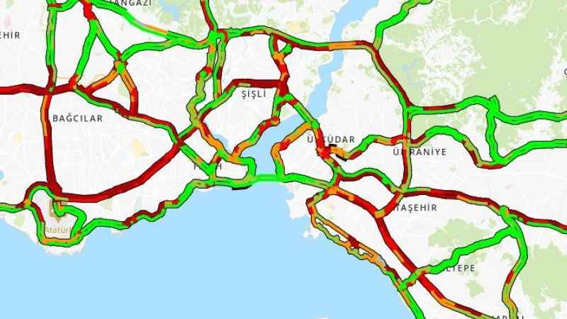 İstanbul’da trafik yüzde 83’e çıktı