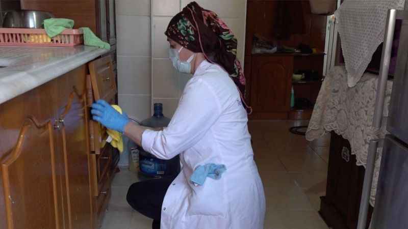 Tuzla Belediyesi ihtiyaç sahiplerine temizlik hizmeti veriyor