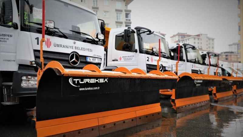 Ümraniye Belediyesi'nde kar nöbeti başladı