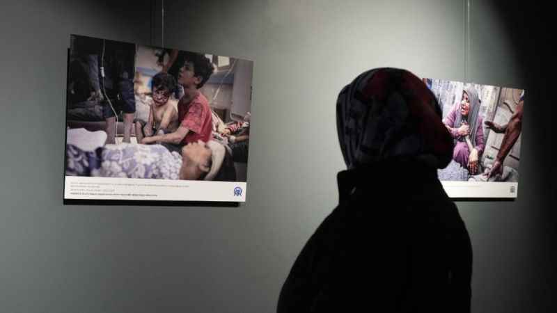 Gazze'deki soykırımın belgeleri Ümraniye'de sergileniyor