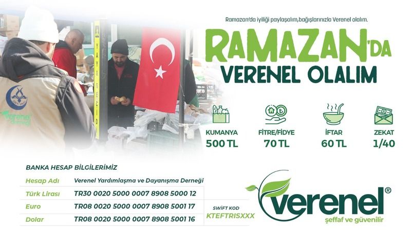 'Verenel' Ramazan Ayı faaliyetlerini başlattı 