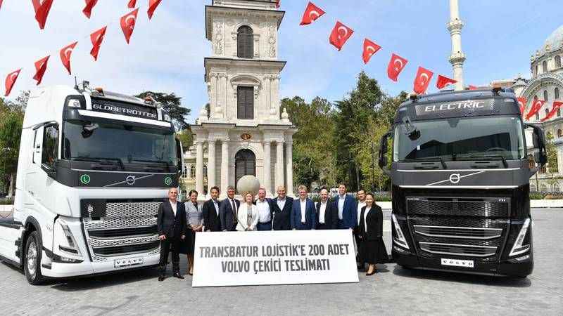 Marubeni Dağıtım ve Servis A.Ş., Transbatur Lojistik’e 200 Adet Volvo çekici teslimatını gerçekleştirdi 
