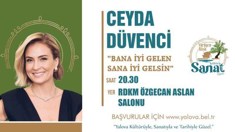 Ceyda Düvenci Yalovalılarla buluşuyor