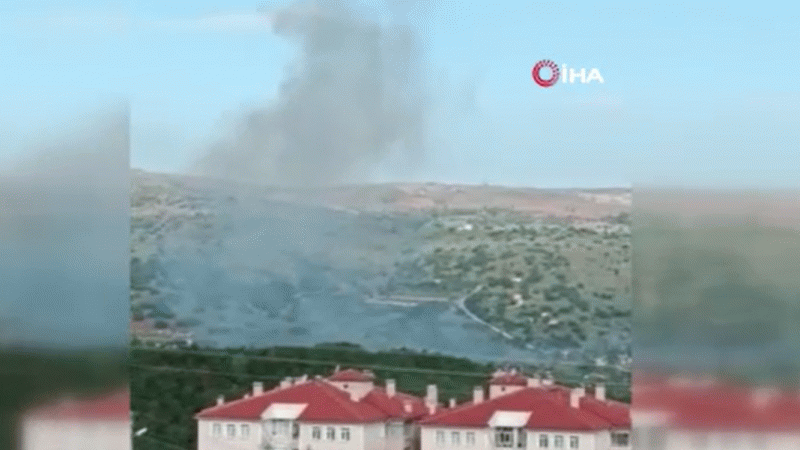 MKE roket ve patlayıcı fabrikasında yangın