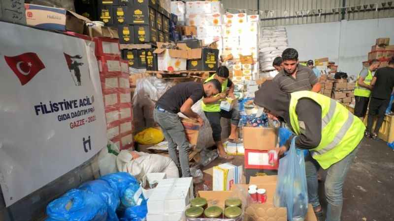 Yetim Vakfı’ndan Gazze’ye insanlık köprüsü