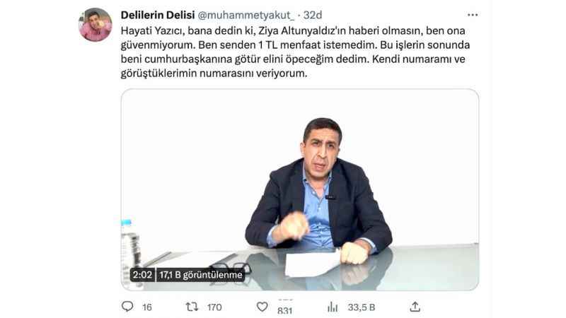 ZİYA ALTUNYALDIZ KİMDİR? Ziya Altun Yaldız Kim, Ne İş Yapar? Ziya Altunyaldız Neden Gündem Oldu?