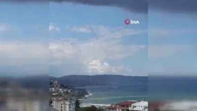 Doğu Karadeniz'de yükseklerde kar, sahillerde hortum görüldü