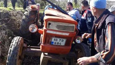 Balıkesir'de traktörün altında kalan Hüseyin Kıvrak hayatını kaybetti