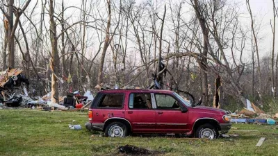 ABD’yi vuran hortum ve şiddetli fırtınada can kaybı 26’ya yükseldi