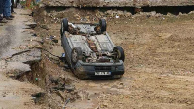 Mehmet Yılmaz inşaat temeline düştü