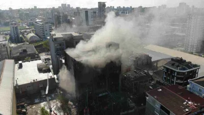 Yangın söndürme çalışmaları sürüyor