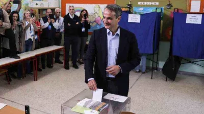 Yunanistan’da Miçoktakis’in partisi seçimi önde bitirecek