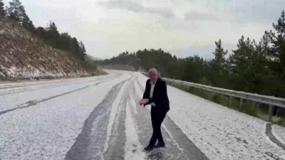 Sivas’ı ceviz büyüklüğünde dolu vurdu