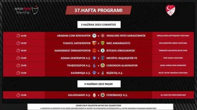 Galatasaray - Fenerbahçe derbisi 4 Haziran’da 