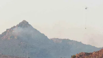 Bodrum’da yangın çıktı, havadan ve karadan müdahale sürüyor