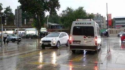 Malatya’da sağanak yağış