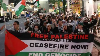 Japonya’da Filistin’e destek için “İntifada Yürüyüşü”