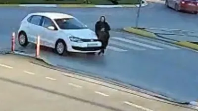 Önce çarptılar sonra üzerinden geçtiler