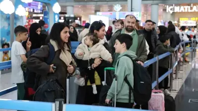 İstanbul Havalimanı’nda yarıyıl tatili yoğunluğu