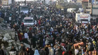 Filistinliler, sevinç gözyaşlarıyla evlerine dönüyor