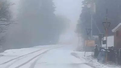 Uludağ’a nisan ayında kar yağdı