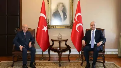TBMM Başkanı Kurtulmuş Bahçeli’yi ziyaret etti
