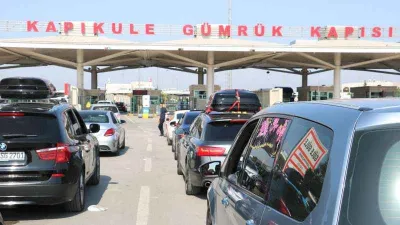 Gurbetçilerin bayram için Türkiye’ye girişleri başladı