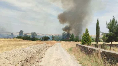 Suriye sınırında yükselen dumanlar korkuttu