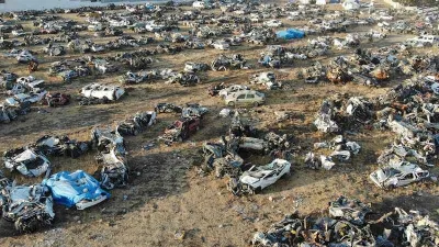 Enkazdan çıkarılan araçların akıbeti belli oldu