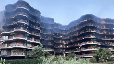 Yangınının bıraktığı hasar gün aydınlanınca ortaya çıktı