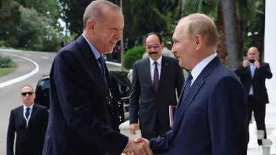 Cumhurbaşkanı Erdoğan, Rusya Devlet Başkanı Putin ile görüştü