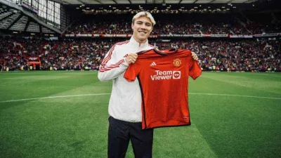 Rasmus Hojlund, Manchester United’a imzayı attı