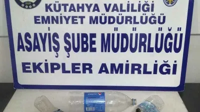 Kütahya'da şüpheli şahsın üzerinde uyuşturucu bulundu