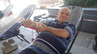 Dünya rekortmeni kan bağışçısı