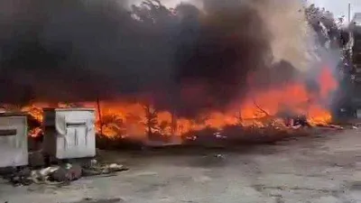 Avcılar’da serada çıkan yangın paniğe neden oldu