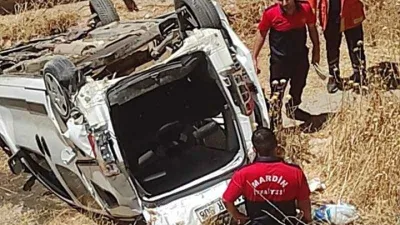 Mardin'deki kazada 10 kişi yaralandı