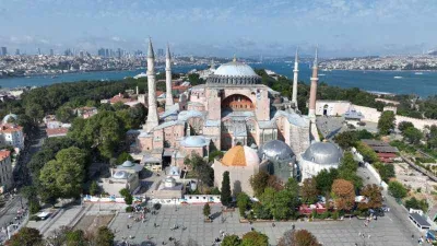  Ayasofya-i Kebir Camii Şerifi’nde restorasyon başladı