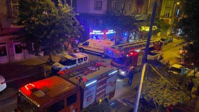 Açık unutulan ocak yangın paniğine sebep oldu