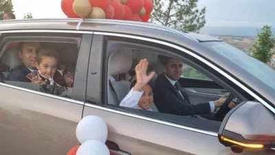 TOGG'lar sünnet çocukları için süslendi