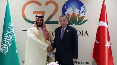 Cumhurbaşkanı Erdoğan, Suudi Arabistan Veliaht Prensi Selman ile görüştü