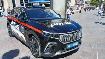 Polis aracı Togg’a vatandaşlardan yoğun ilgi