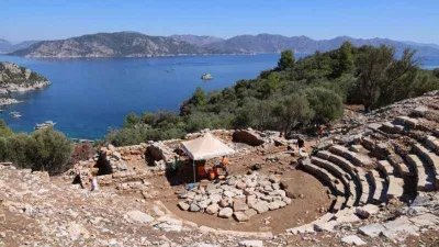 Amos antik kentinde kazı çalışmaları devam ediyor