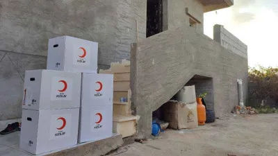 Türk Kızılay'ı 150 tonu aşkın yardım malzemesini Libya’ya ulaştırdı