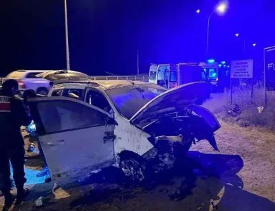 Kütahya'da feci kaza: 2 ölü, 2 yaralı