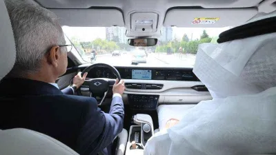 Suudi Ulaştırma Bakanı, Togg ile tur attı