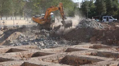 89 kişiye mezar olan Galeria Sitesi’nin temeli kapatılıyor